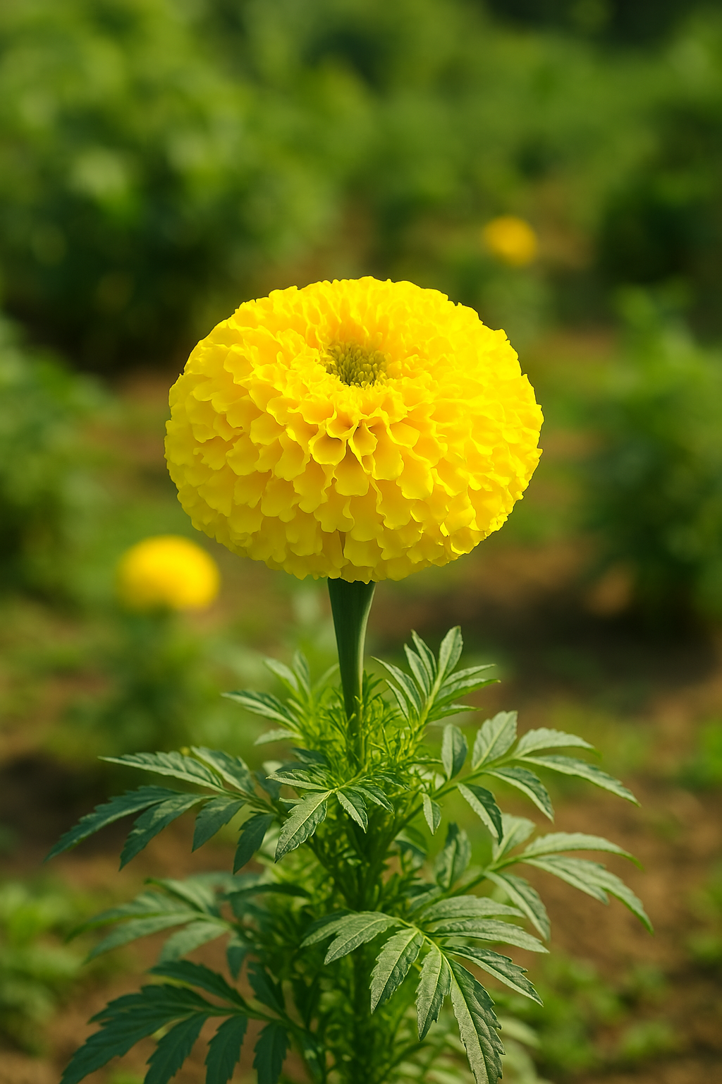 F1 गेंदे (Marigold Yellow Plant)